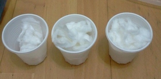 用卫生巾”堆“一个专属你的雪天使