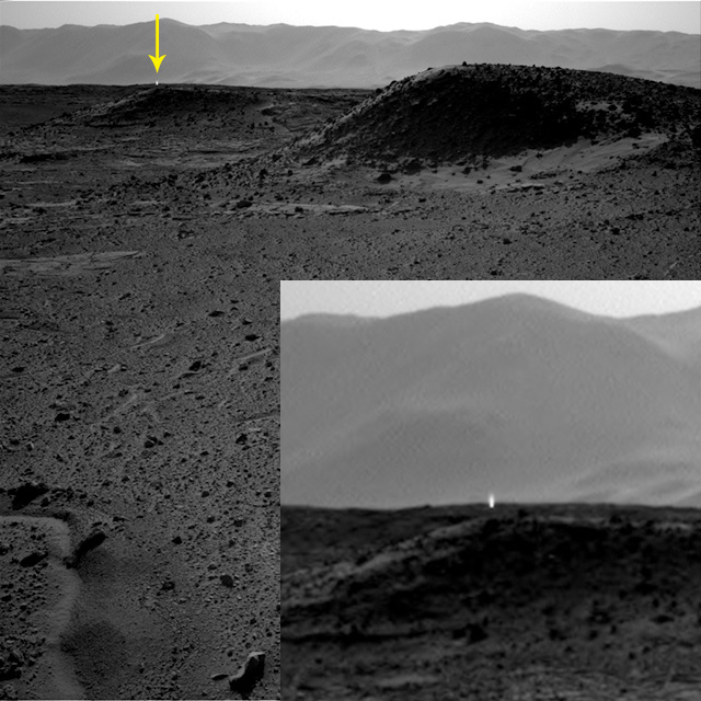 火星上的神秘亮光，是火星人在打招呼吗？