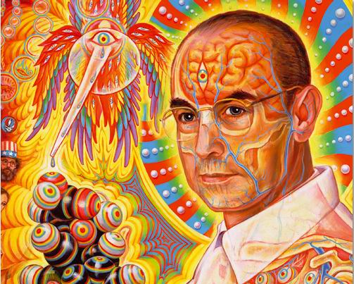 霍夫曼与LSD。（图：gashaus）