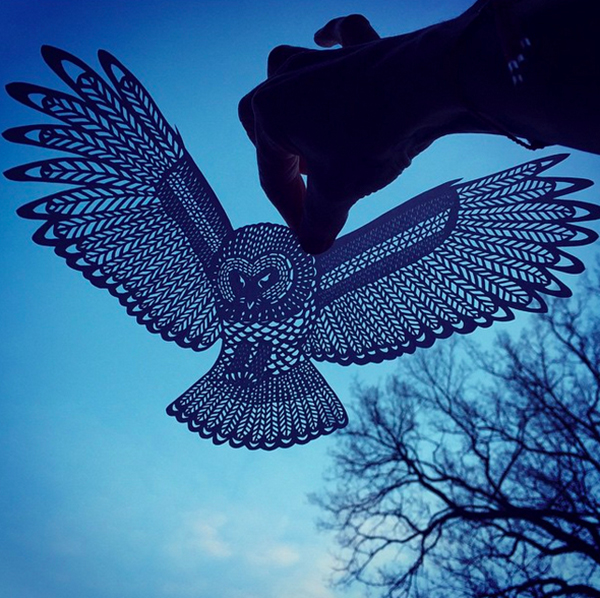 这些萌你一脸血的狐狸和螃蟹剪纸，好想要一张当窗花贴啊