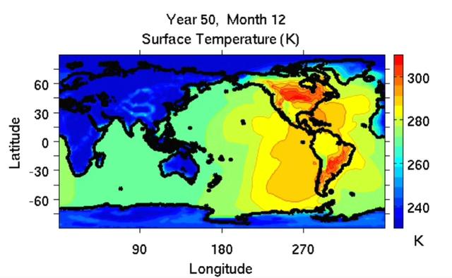 地球永远一面对着太阳会怎样？
