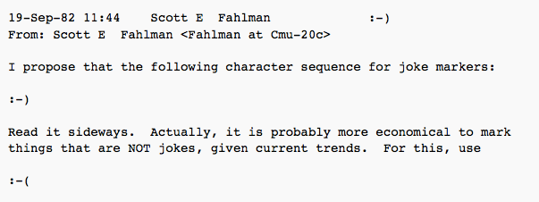 你还在用:-)吗？