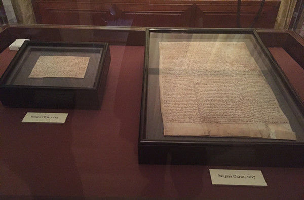 《大宪章》首次亮相中国,英公使称两国关系进入"黄金时代"