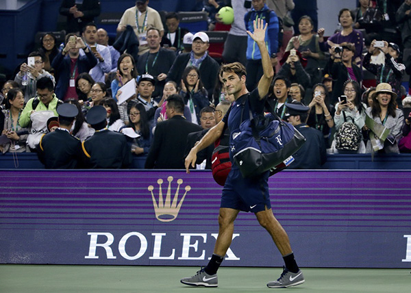 费德勒上海“迷失”：明年我还会回来