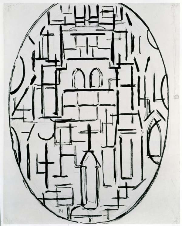 看展览|蒙德里安在钟爱画格子之前，画了些什么？