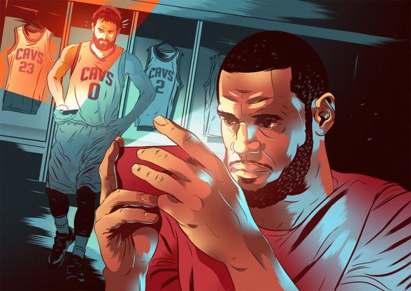 9幅漫画，看懂詹姆斯对骑士意味着什么