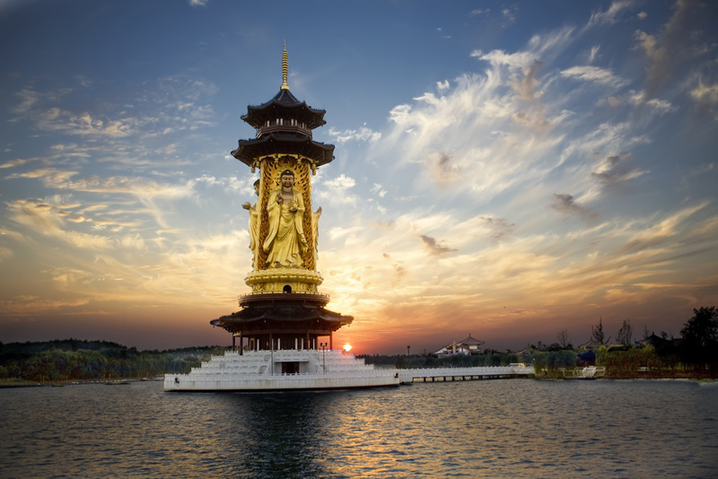 3古寿圣寺 夕阳霞光.jpg