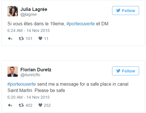 【聚合】人们在Twitter上用特定标签来寻找失去联系的亲友