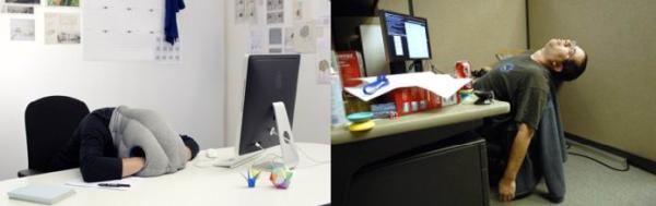 为了在办公室里睡一觉，上班狗们容易吗！