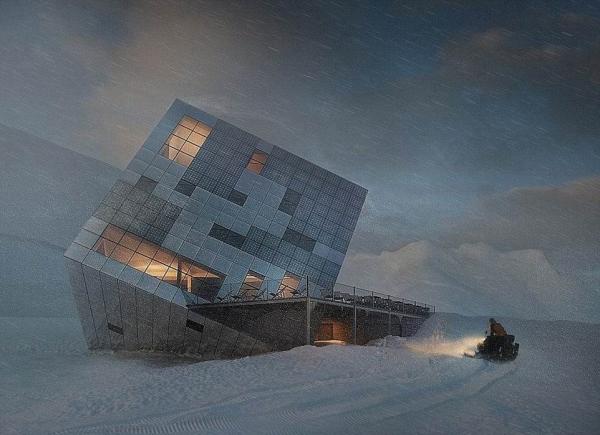 全世界最前卫奇特的滑雪小屋，跟詹姆斯·邦德一起去野