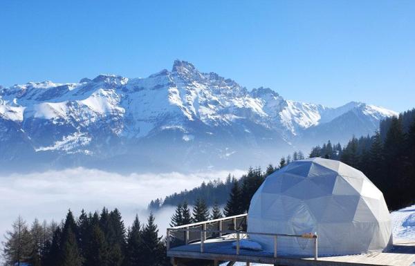 全世界最前卫奇特的滑雪小屋，跟詹姆斯·邦德一起去野