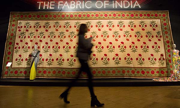 看展览|印度，把神明草木历史记录在织物之上