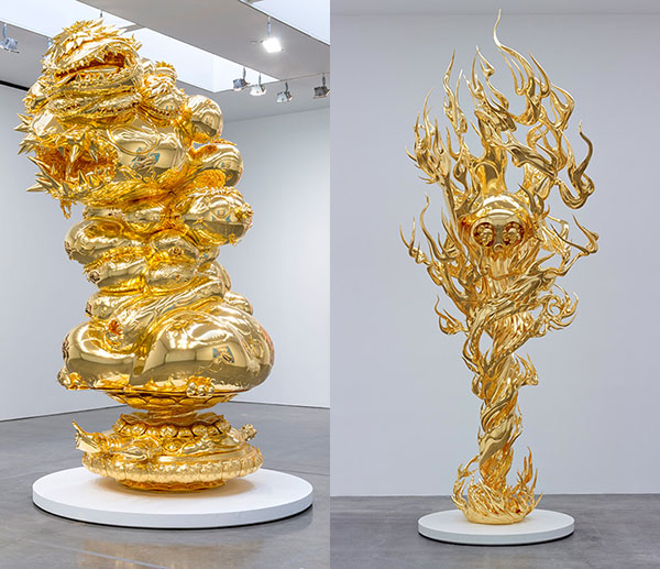 看展览|曾为LV设计的村上隆，这次画了罗汉禅宗