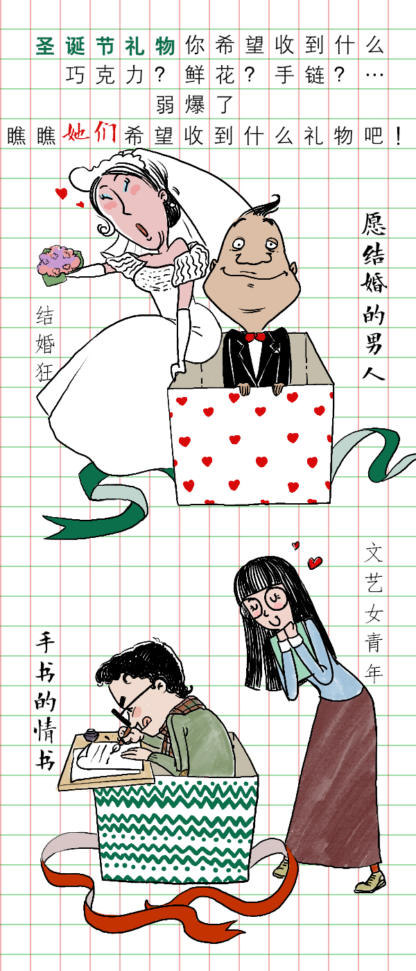 好喵漫画 | 圣诞节你想要个什么样的男人？