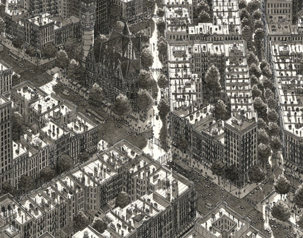 记忆画师带你遍览世界著名城市