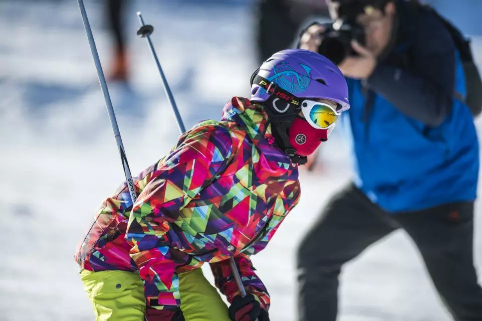 南山滑雪场（吴迎晨老师在创作）