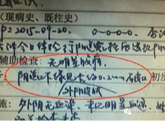 24岁未婚女单位体检中遭