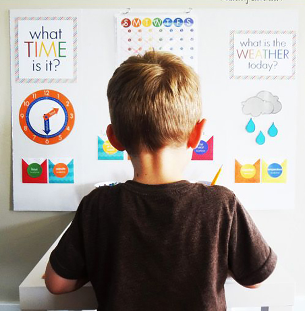 幼儿园学霸的书桌间长什么样？