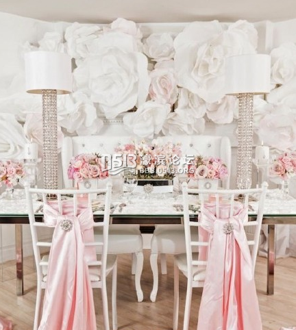 婚礼墙的布置