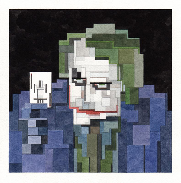 这些八位像素世界里的水彩经典形象，你认出了多少？