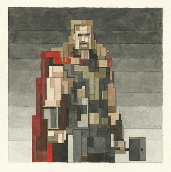 这些八位像素世界里的水彩经典形象，你认出了多少？