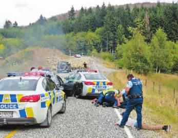 这些羊的主人也是一名警察