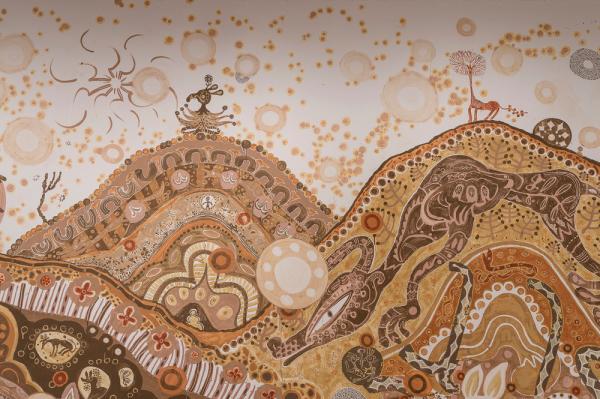 尘土也能用来画画？没错！他用尘土创造了一个绚烂的世界