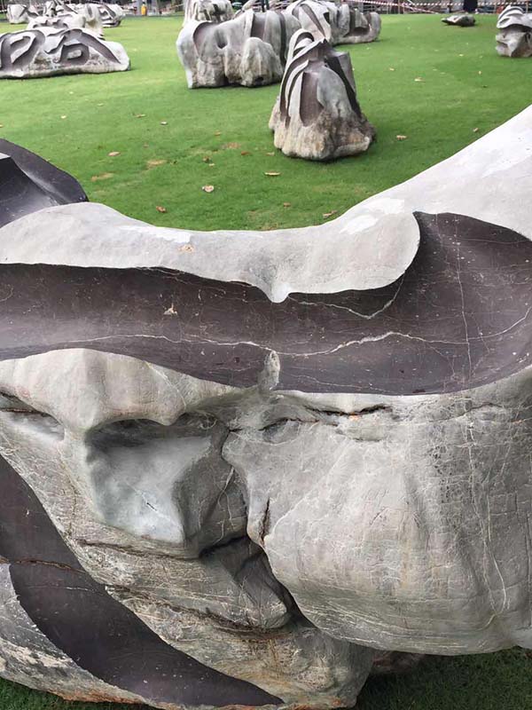 看展览|石头之上的农历节气，传统书法的当代书写