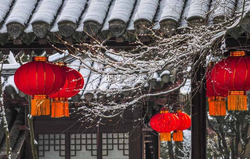 白雪红灯笼 狼山雪后分外娇   钱伟章摄 ) (8).jpg