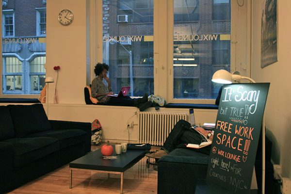 咖啡馆？太老套了，我们去联合办公空间！