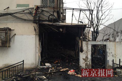 北京一果蔬店起火引爆煤气罐 无人员伤亡