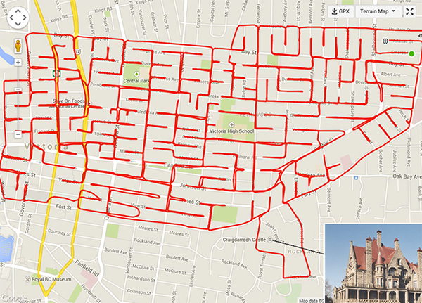 趣看|看歪果仁在地图上用GPS都画了啥