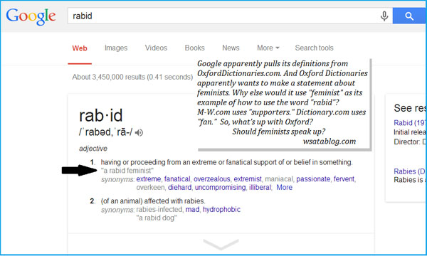 无处不在的性别歧视：当词典遭遇女权