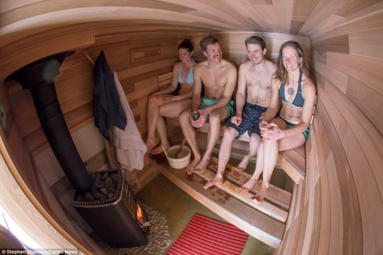 轮子上的桑拿房，妈妈再也不用担心我会冷哭了