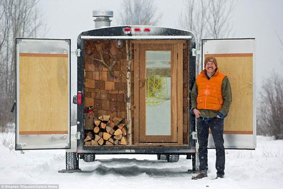 轮子上的桑拿房，妈妈再也不用担心我会冷哭了