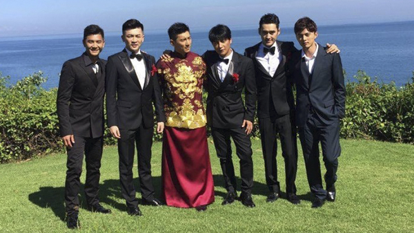 读图| 吴奇隆刘诗诗巴厘岛大婚，小虎队合体出动迎新娘