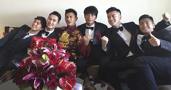 读图| 吴奇隆刘诗诗巴厘岛大婚，小虎队合体出动迎新娘