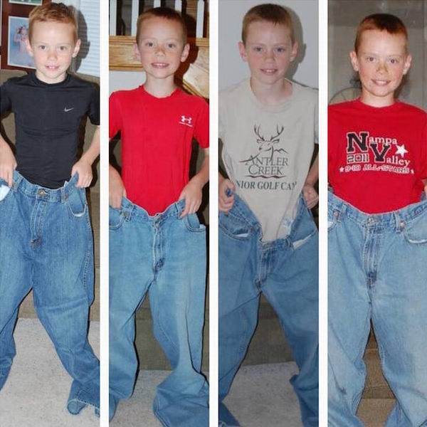 感动！这对父母用自己的婚纱裙和牛仔裤见证孩子的成长岁月