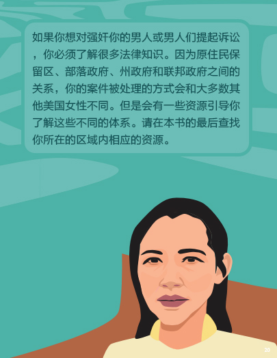 美国为原住民女性提供的指南：被强奸被伤害不是你的错