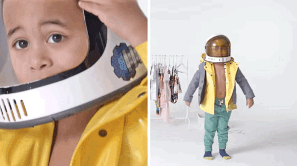 小盆友们第一次自己穿衣服是啥情况？这些视频太萌了