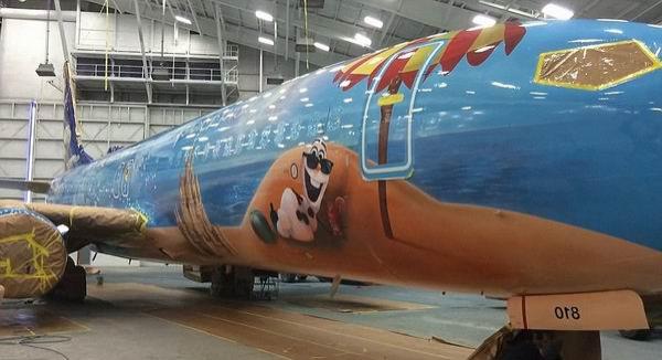 欢乐满天飞，全新迪士尼主题波音767面世