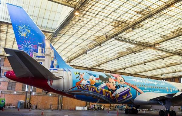 欢乐满天飞，全新迪士尼主题波音767面世