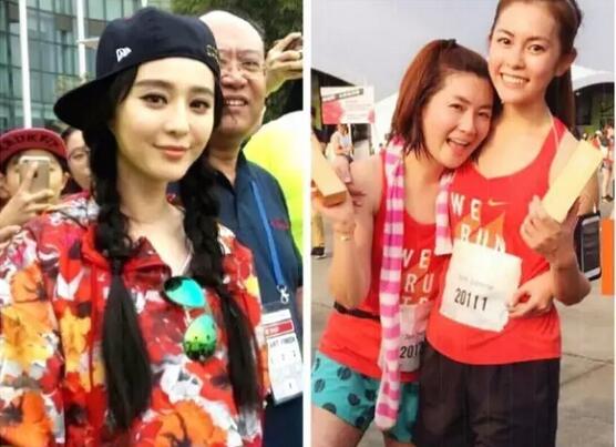 同样是明星，一个带妹妹挑战10公里，一个“假跑”赚百万？