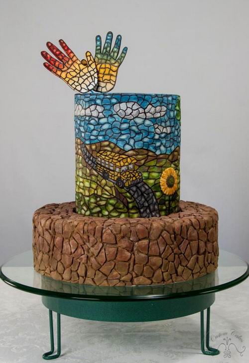 你见过长成这样的婚礼蛋糕吗？