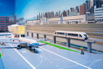 太萌了！现在你可以像巨人一样俯瞰上海这座小城