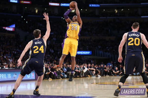 60张图读懂科比最后一战：这一次，曼巴终于面带笑容