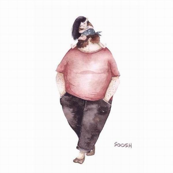 为什么女儿爱爸爸？插画师用温暖人心的漫画解答了这个问题