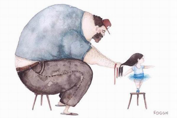 为什么女儿爱爸爸？插画师用温暖人心的漫画解答了这个问题