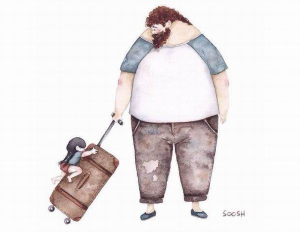 为什么女儿爱爸爸？插画师用温暖人心的漫画解答了这个问题