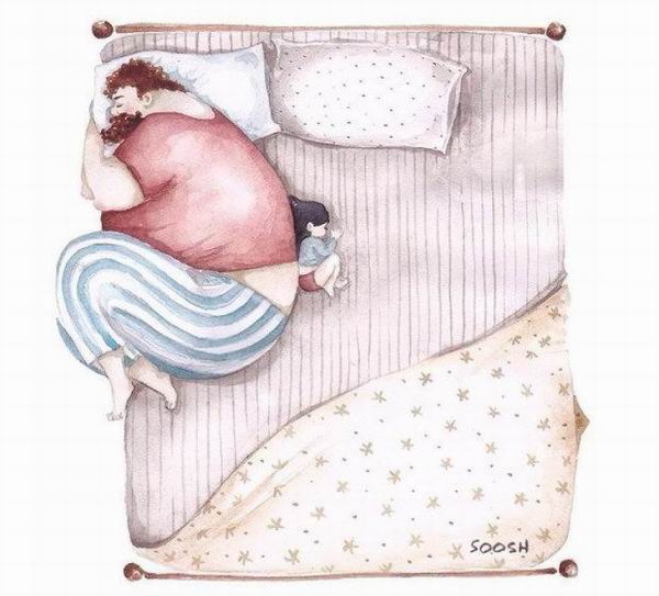 为什么女儿爱爸爸？插画师用温暖人心的漫画解答了这个问题